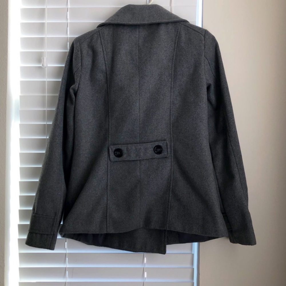 Grey, button down jacket. - Picture 3 of 3